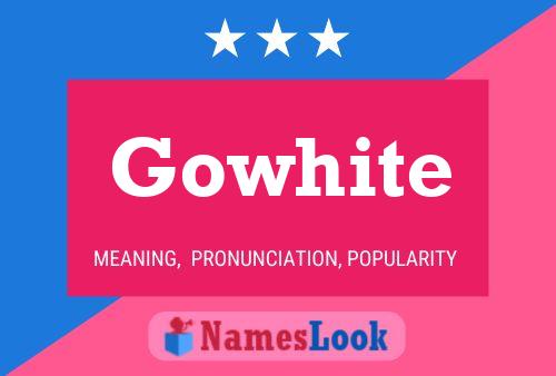 Gowhite Naam Poster