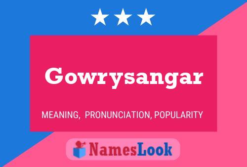 Gowrysangar Naam Poster