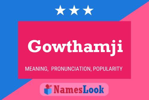 Gowthamji Naam Poster