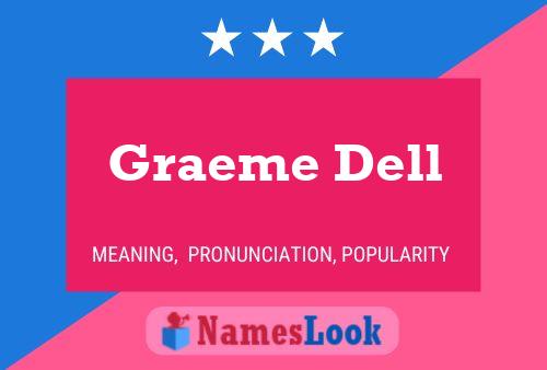 Graeme Dell Naam Poster