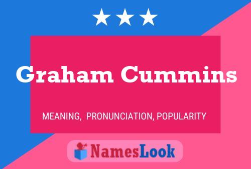 Graham Cummins Naam Poster