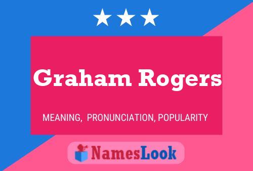 Graham Rogers Naam Poster