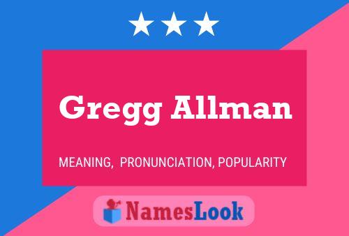 Gregg Allman Naam Poster