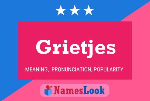 Grietjes Naam Poster