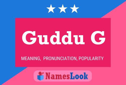 Guddu G Naam Poster