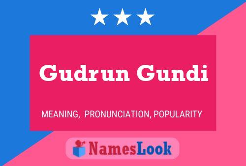 Gudrun Gundi Naam Poster