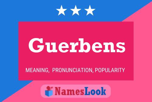 Guerbens Naam Poster