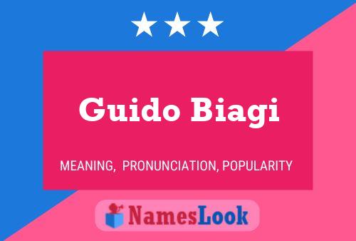 Guido Biagi Naam Poster