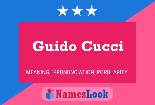 Guido Cucci Naam Poster