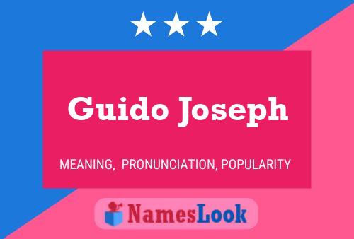 Guido Joseph Naam Poster