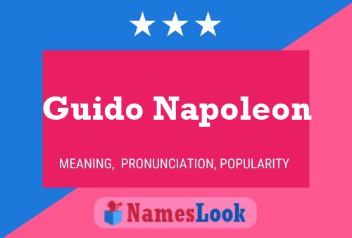 Guido Napoleon Naam Poster