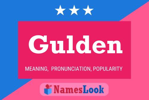 Gulden Naam Poster