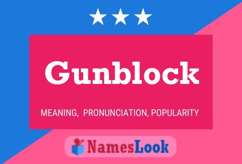 Gunblock Naam Poster