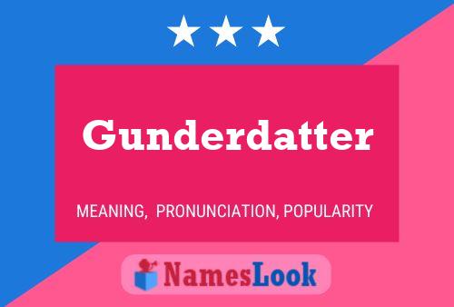 Gunderdatter Naam Poster