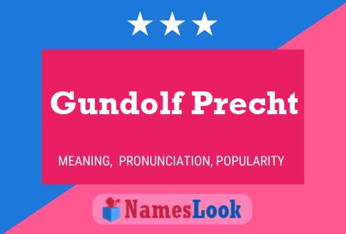 Gundolf Precht Naam Poster