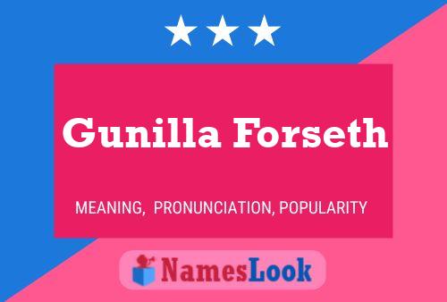 Gunilla Forseth Naam Poster