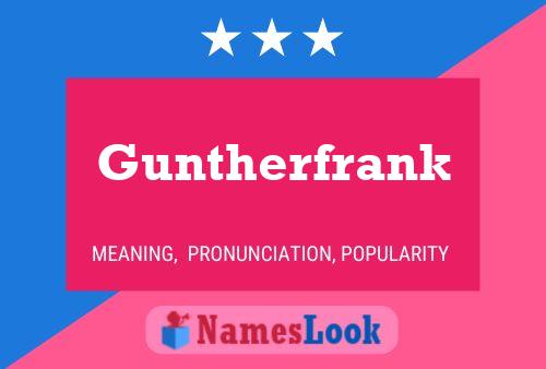 Guntherfrank Naam Poster