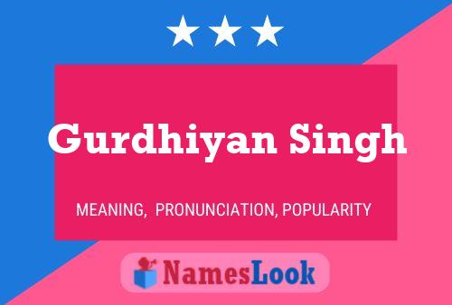 Gurdhiyan Singh Naam Poster