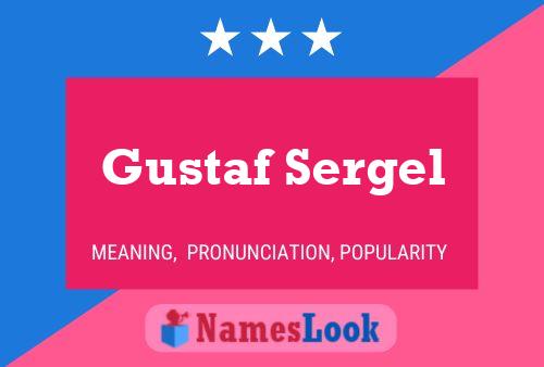 Gustaf Sergel Naam Poster