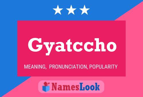 Gyatccho Naam Poster