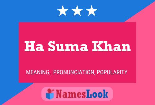 Ha Suma Khan Naam Poster