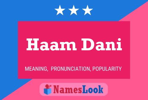 Haam Dani Naam Poster