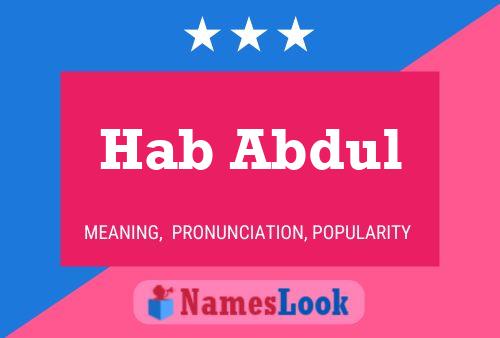 Hab Abdul Naam Poster