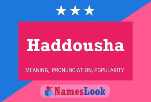 Haddousha Naam Poster