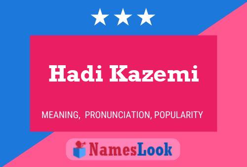 Hadi Kazemi Naam Poster