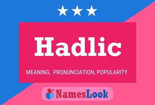 Hadlic Naam Poster