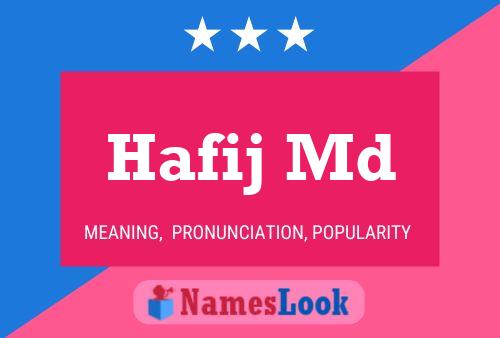 Hafij Md Naam Poster