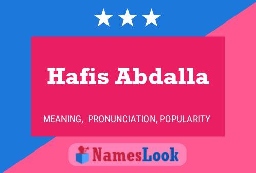 Hafis Abdalla Naam Poster