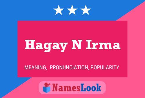 Hagay N Irma Naam Poster