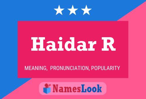 Haidar R Naam Poster