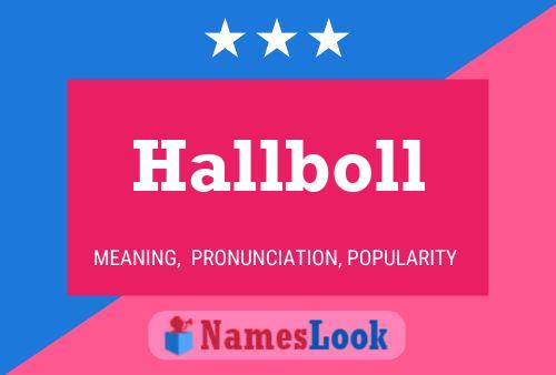 Hallboll Naam Poster