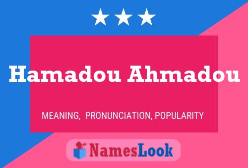 Hamadou Ahmadou Naam Poster