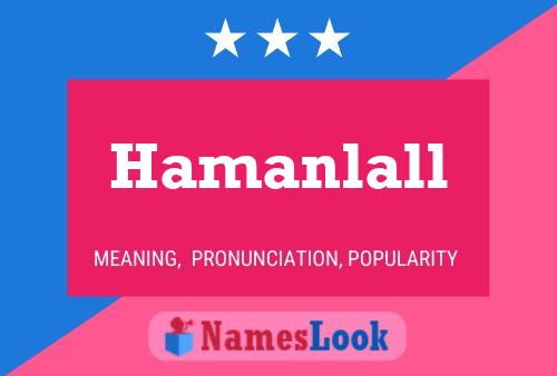 Hamanlall Naam Poster