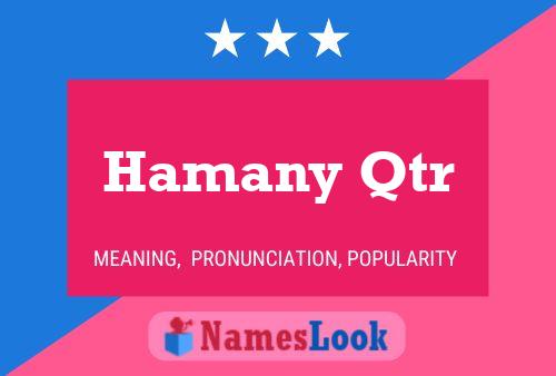 Hamany Qtr Naam Poster