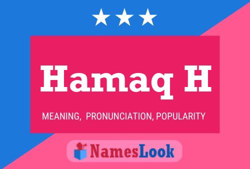 Hamaq H Naam Poster