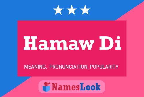 Hamaw Di Naam Poster