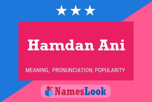 Hamdan Ani Naam Poster