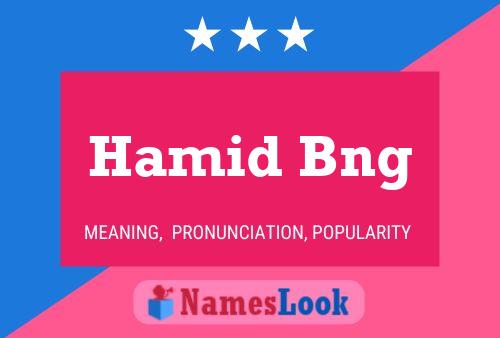 Hamid Bng Naam Poster