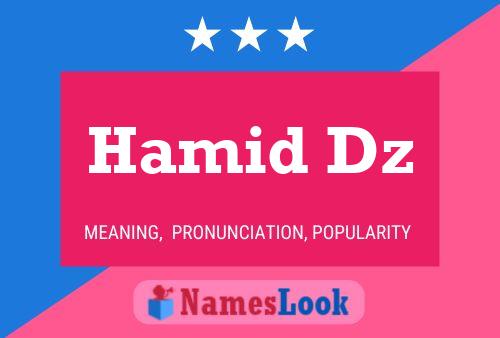 Hamid Dz Naam Poster