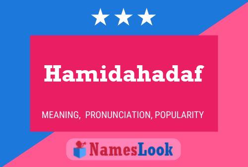 Hamidahadaf Naam Poster