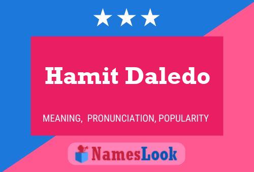 Hamit Daledo Naam Poster