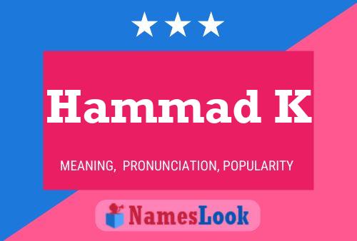 Hammad K Naam Poster