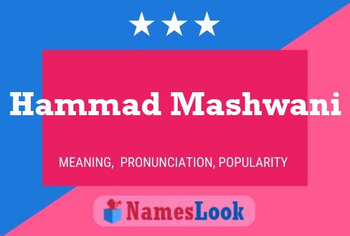 Hammad Mashwani Naam Poster