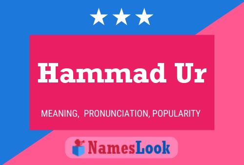 Hammad Ur Naam Poster