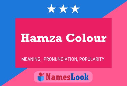 Hamza Colour Naam Poster