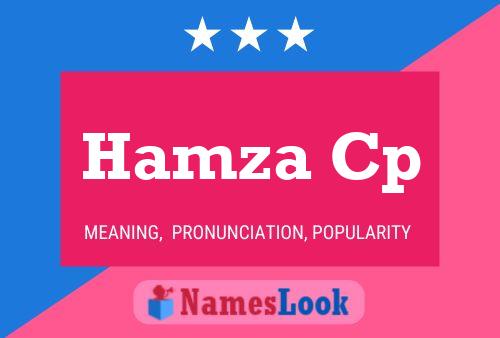 Hamza Cp Naam Poster